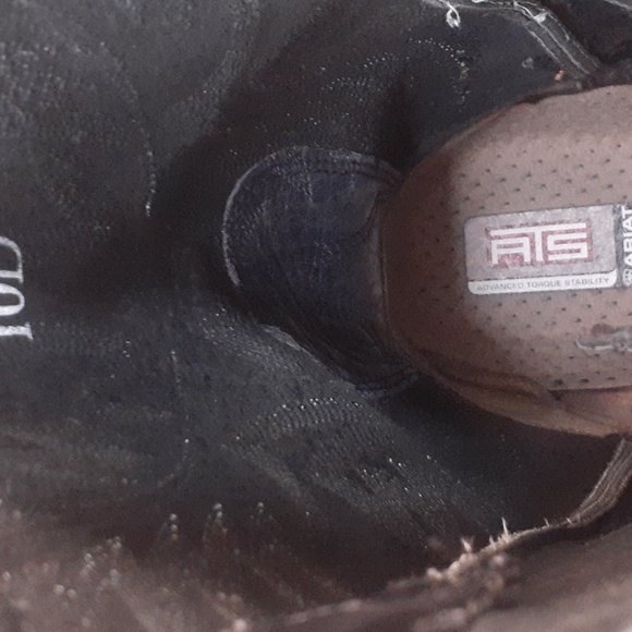 Ariat Men's Heritage Stockman Black Leather Cowboy Boots. Style 10009594. - Picture 15 of 16